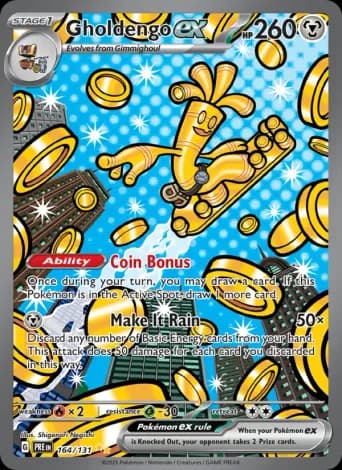 Gholdengo ex Pokémon card #164