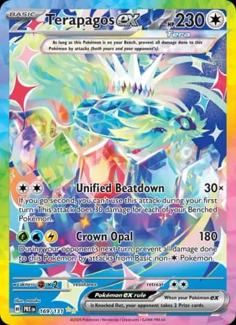 Terapagos ex Pokémon card #169