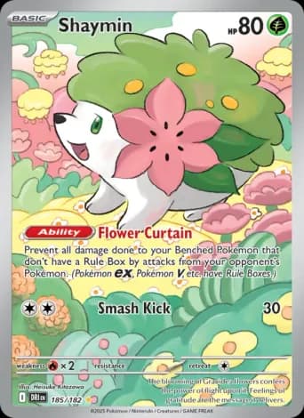 Shaymin Pokémon card #185