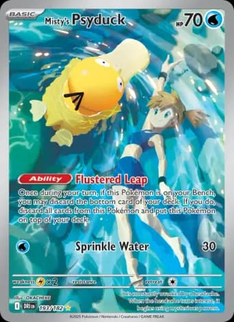 Misty's Psyduck Pokémon card #193