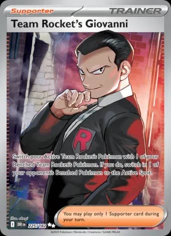 Team Rocket's Giovanni Pokémon card #225