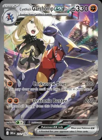 Cynthia's Garchomp ex Pokémon card #232