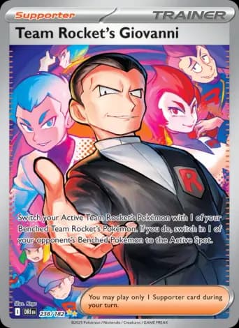 Team Rocket's Giovanni Pokémon card #238
