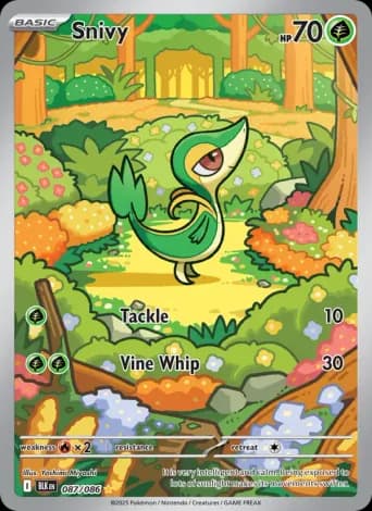 Snivy Pokémon card #87