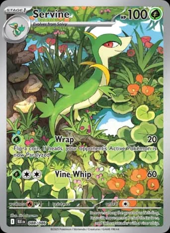 Servine Pokémon card #88