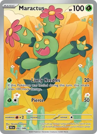 Maractus Pokémon card #93