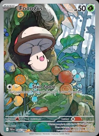 Foongus Pokémon card #95