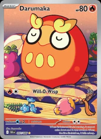 Darumaka Pokémon card #97
