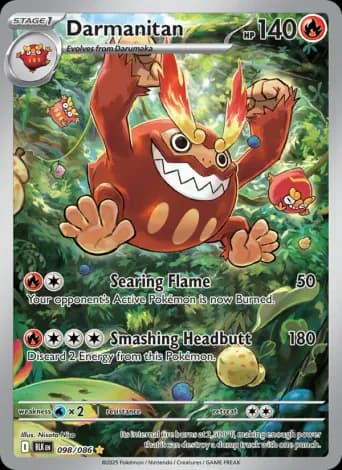 Darmanitan Pokémon card #98