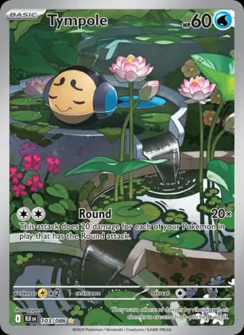 Tympole Pokémon card #103