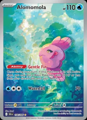Alomomola Pokémon card #108