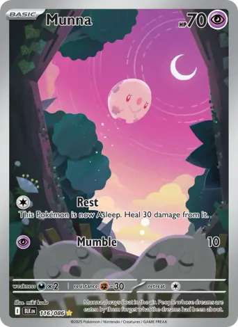Munna Pokémon card #116