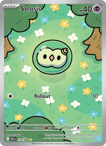 Solosis Pokémon card #118