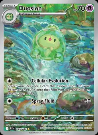 Duosion Pokémon card #119