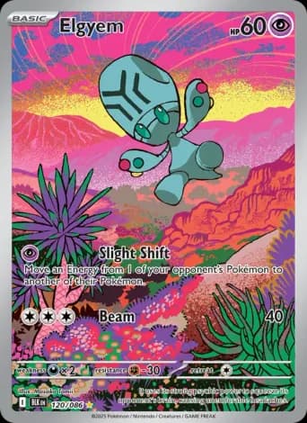 Elgyem Pokémon card #120