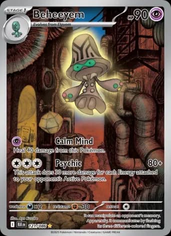 Beheeyem Pokémon card #121