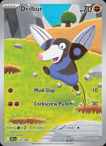Drilbur Pokémon card #124