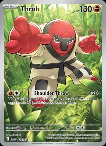 Throh Pokémon card #128