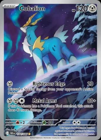 Cobalion Pokémon card #144