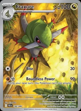 Fraxure Pokémon card #146