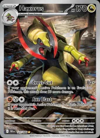 Haxorus Pokémon card #147