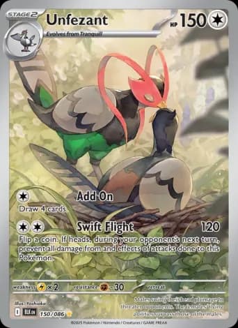 Unfezant Pokémon card #150
