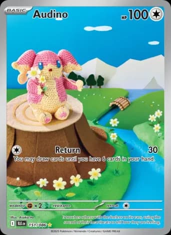 Audino Pokémon card #151