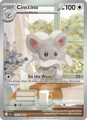 Cinccino Pokémon card #153