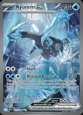 Kyurem ex Pokémon card #165