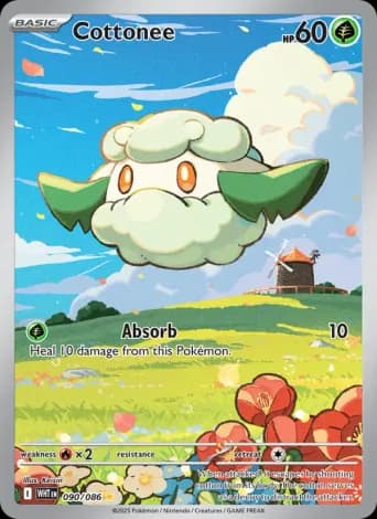 Cottonee Pokémon card #90