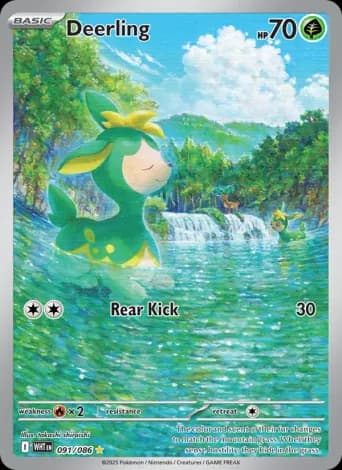 Deerling Pokémon card #91