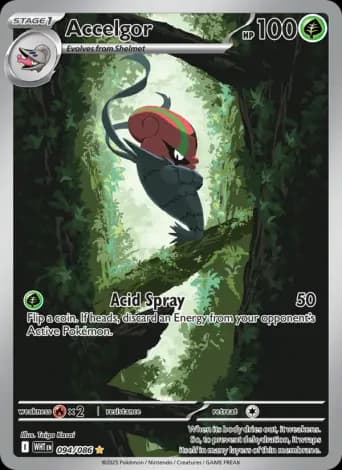 Accelgor Pokémon card #94