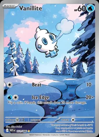 Vanillite Pokémon card #111