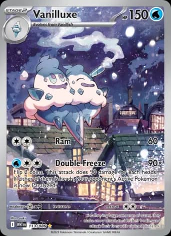 Vanilluxe Pokémon card #113
