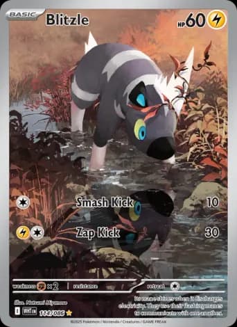 Blitzle Pokémon card #114