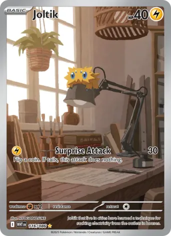 Joltik Pokémon card #116