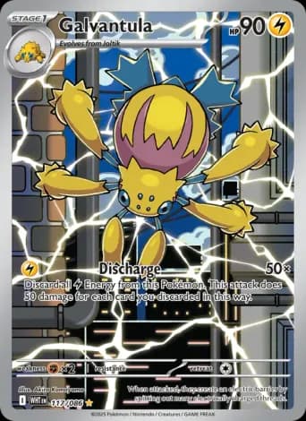 Galvantula Pokémon card #117