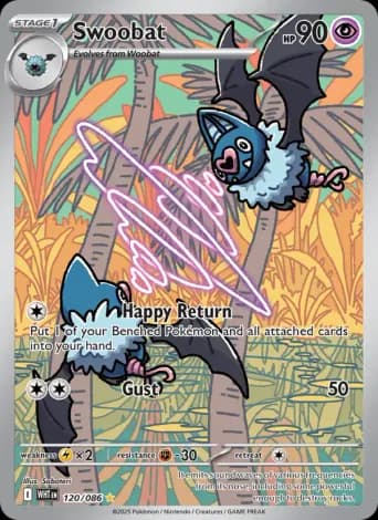 Swoobat Pokémon card #120