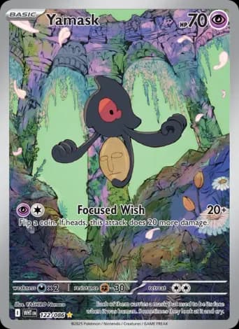 Yamask Pokémon card #122