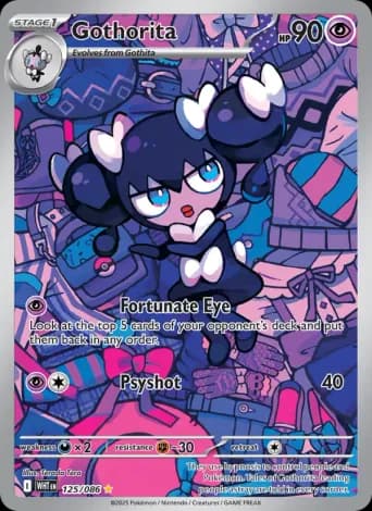 Gothorita Pokémon card #125