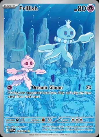 Frillish Pokémon card #126