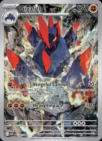Gigalith Pokémon card #129