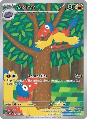 Archen Pokémon card #131