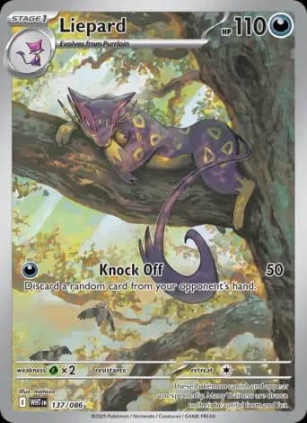Liepard Pokémon card #137