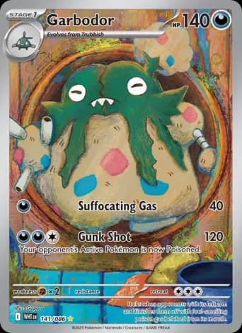Garbodor Pokémon card #141