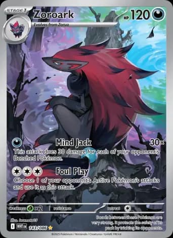 Zoroark Pokémon card #143