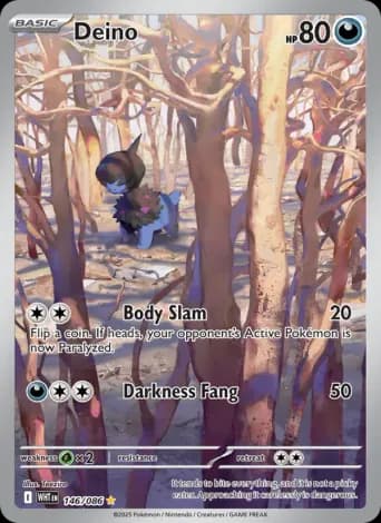 Deino Pokémon card #146