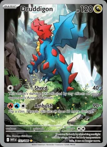 Druddigon Pokémon card #151