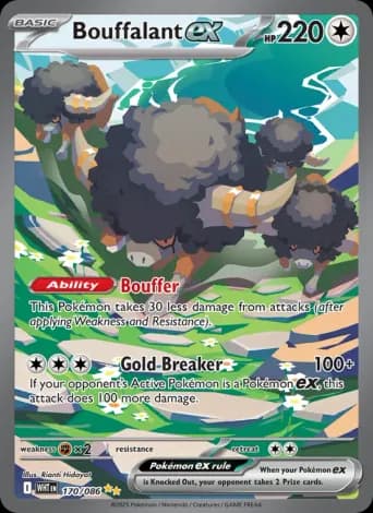 Bouffalant ex Pokémon card #170