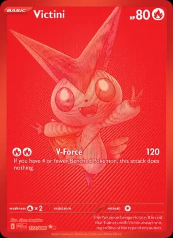 Victini Pokémon card #172